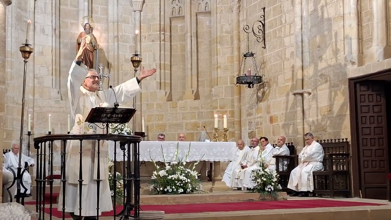 Primeras palabras del nuevo párroco de Santa Maria y San Pablo de Úbeda, Rvdo. D. José Maria Romero.