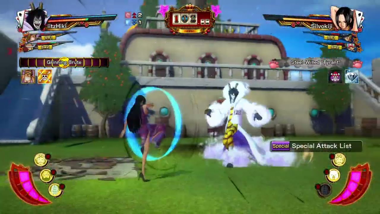 4 - Way FT7 - Hiki/Silvo/Rohawk/Alex - One Piece Burning Blood - TheZoneGamingGo