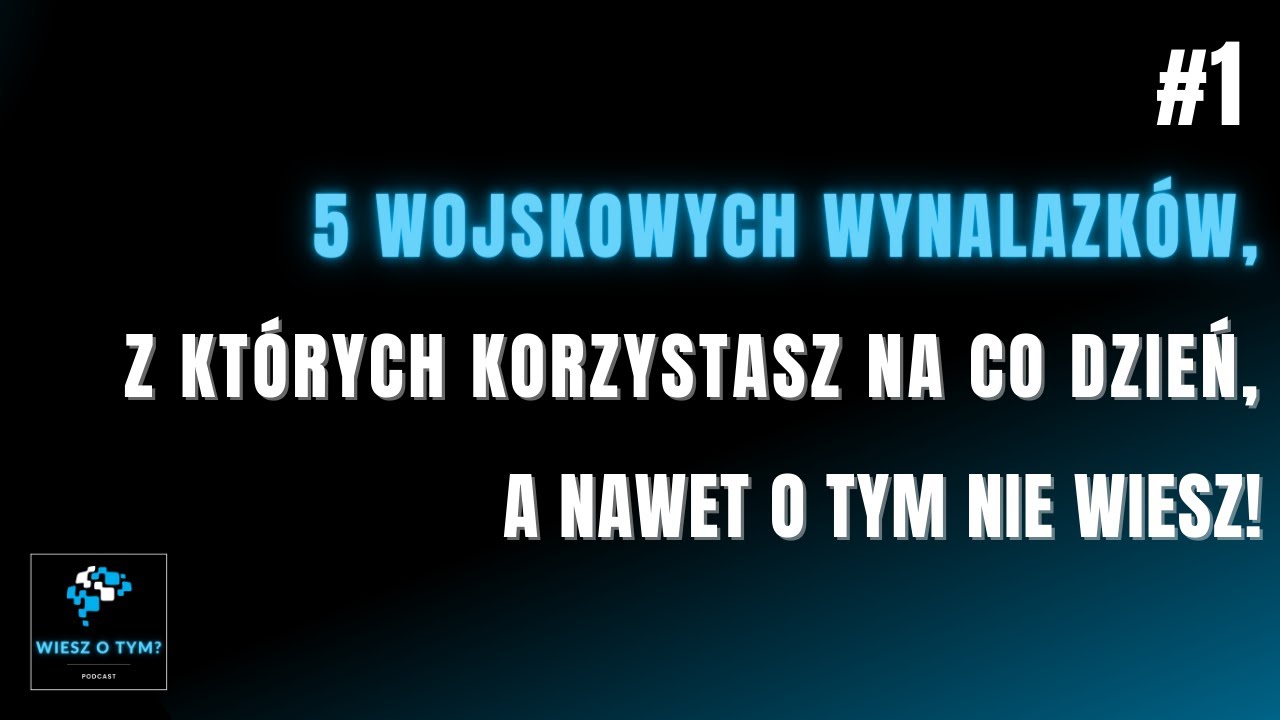 #1. 5 wojskowych wynalazków, z których korzystasz na co dzień, a nawet o tym nie wiesz!