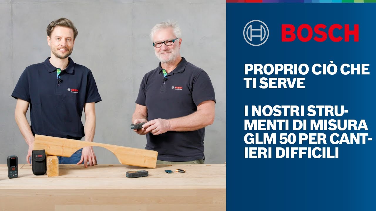 Tutto sul distanziometro laser GLM 50 Bosch Professional