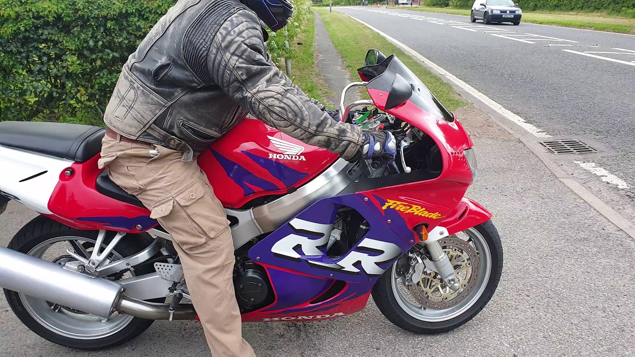 1998 HONDA CBR900RR FIREBLADE TEST RIDE