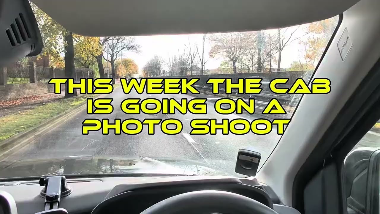 My TAXI is off to a PHOTOSHOOT 