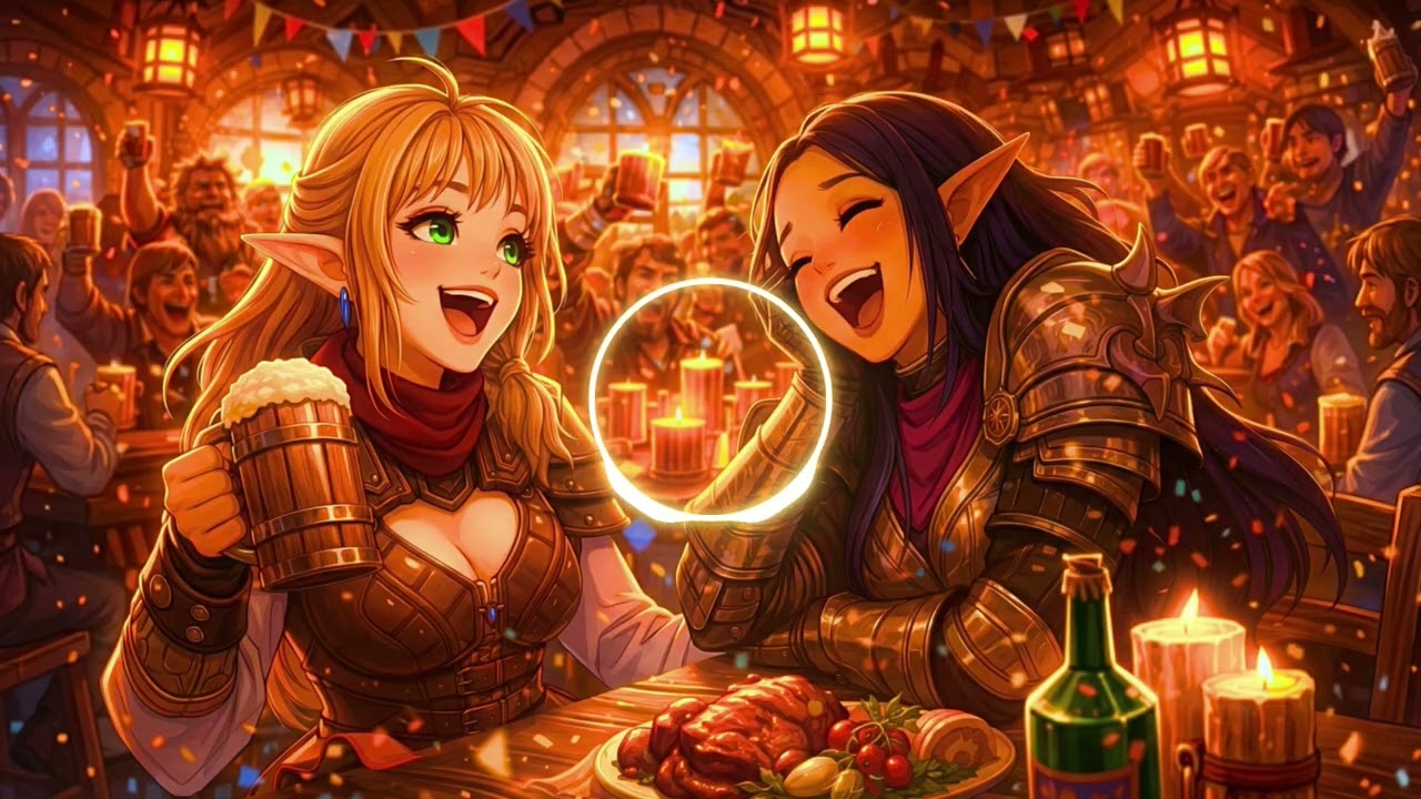 BEST TAVERN AMBIENCE🍻 | D&D Fantasy Medieval Music