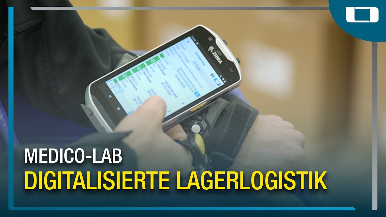 Digitales Lagermanagement mit Chargenr&uuml;ckverfolgung bei Medico-Lab