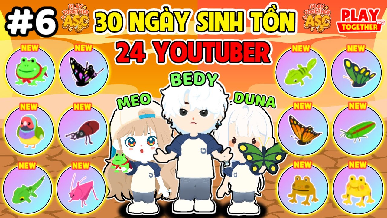 BEDY TRUY TÌM TẤT CẢ CÔN TRÙNG VIP NHẤT GAME CÙNG ASC TUẦN 3 | PLAY TOGETHER