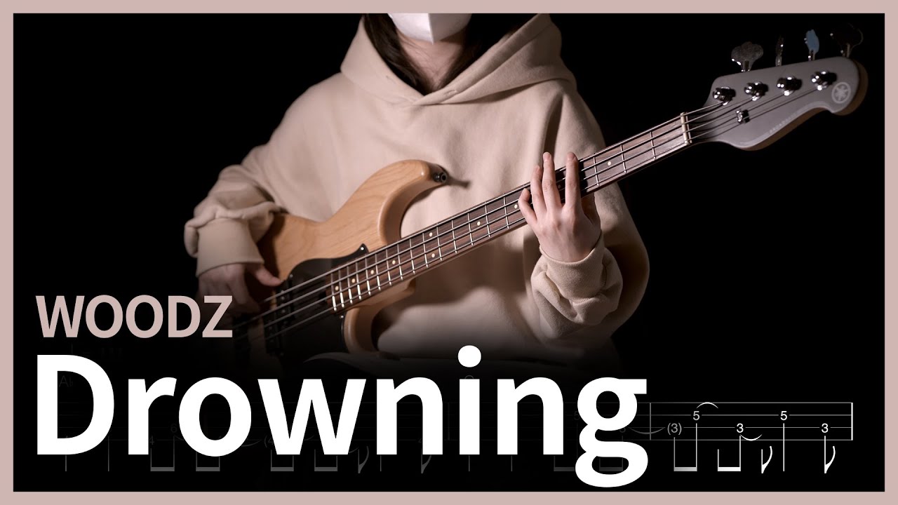 271. WOODZ - Drowning 【★★★☆☆】 (Bass Cover) | 베이스 악보[TAB]