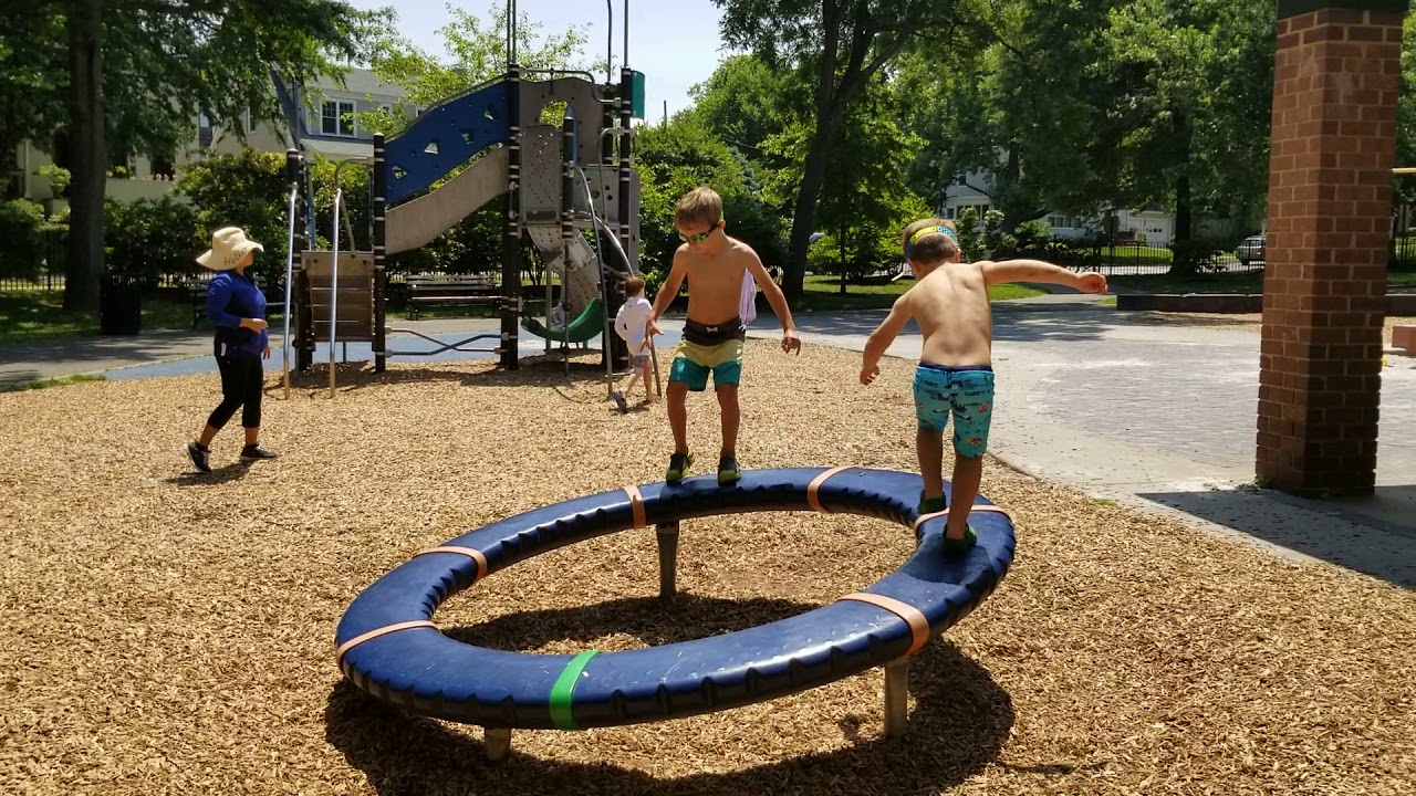 Wes and Harv at Lyon Village Park