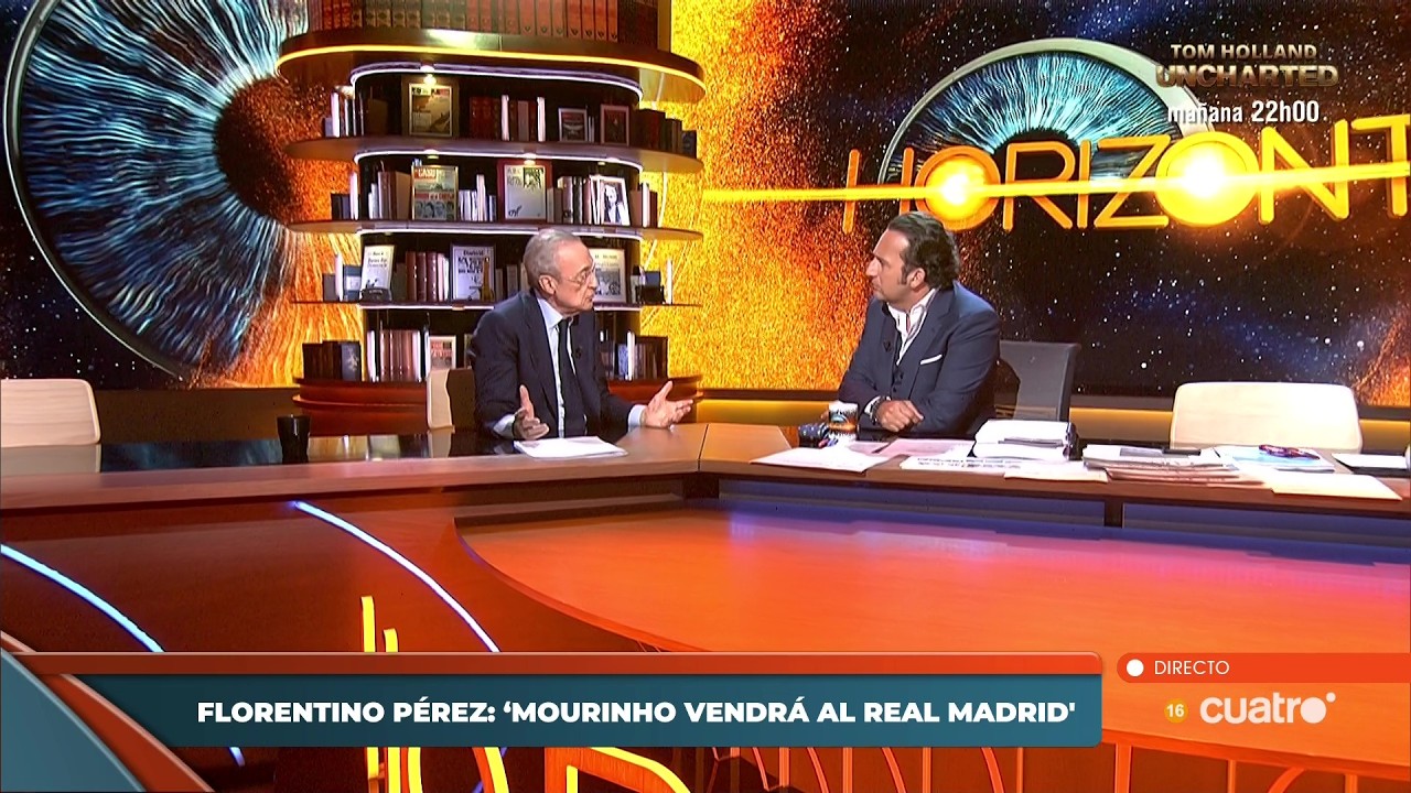 La entrevista a Florentino P&eacute;rez en #Horizonte #realmadrid #florentinoperez #ikerjimenez
