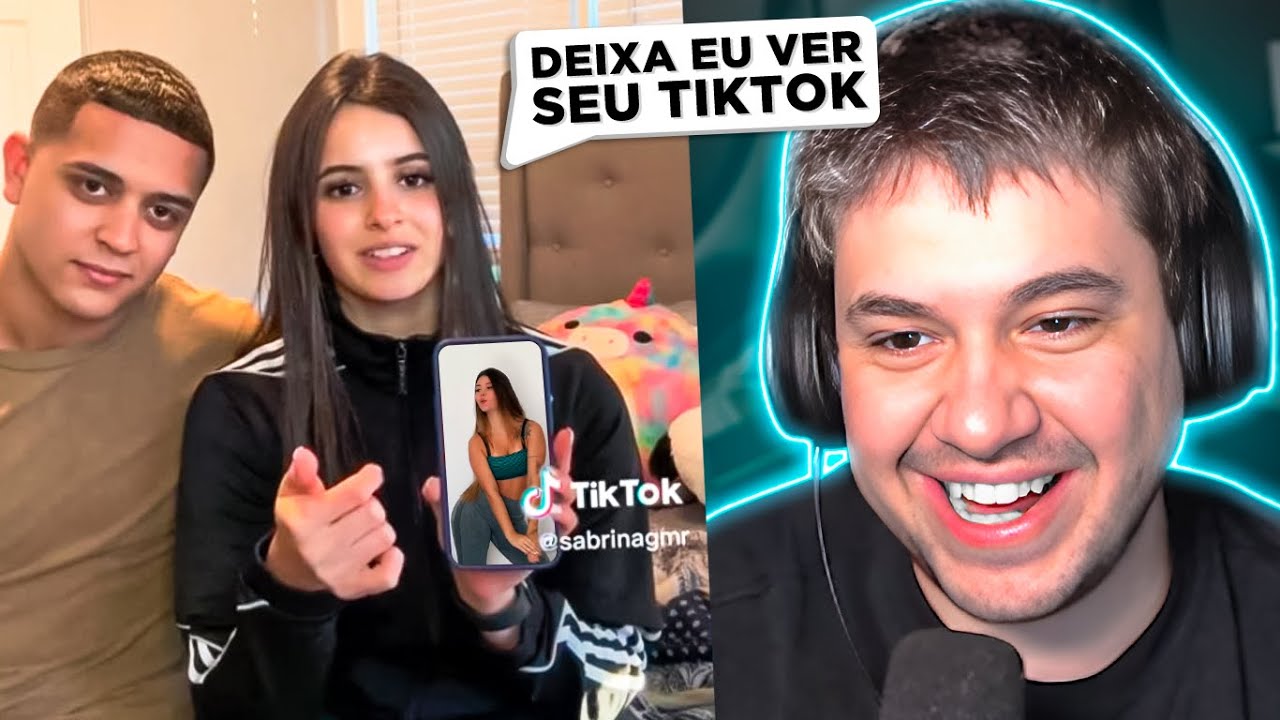 ELA DESAFIOU O NAMORADO NO T1KT0K KKKKK (Bruninho)