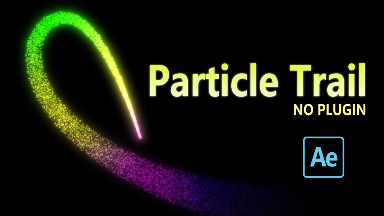 PARTICLES TRAIL in After Effects | NO PLUGINS