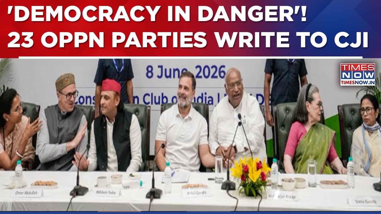 'Democracy In Danger'! INDIA Bloc Steps Up Attack, 23 Oppn Parties Write To CJI Raising Concern