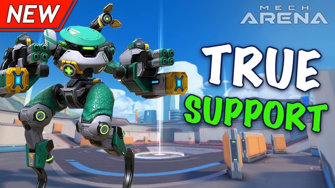 NEW Healer Mech Salvor: Gameplay/Review - Mech Arena Update