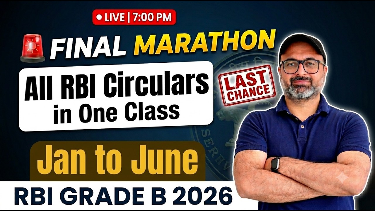 All RBI Circulars in One Class I RBI Circulars for RBI 2026 I Finance CA I Madhav Sir I exaMnorM
