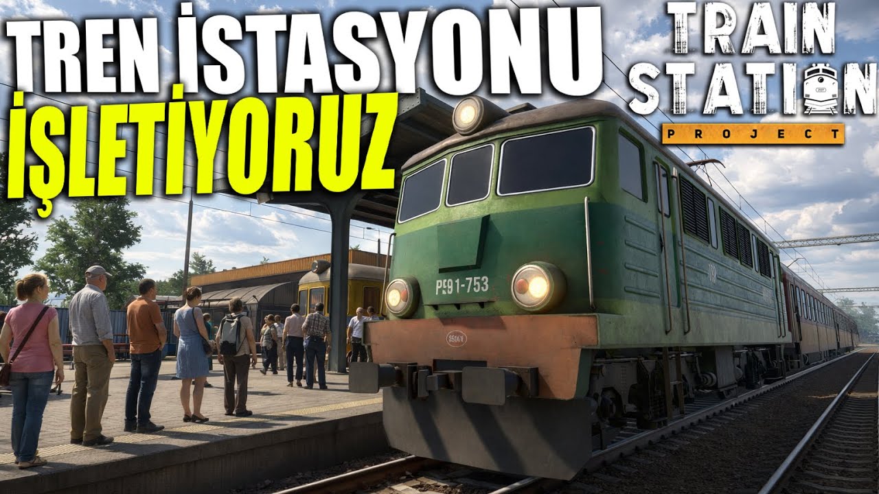 TREN İSTASYONU İŞLETMESİ !! BİLET SİSTEMİ, KARGO SİSTEMİ | TRAIN STATION PROJECT !!