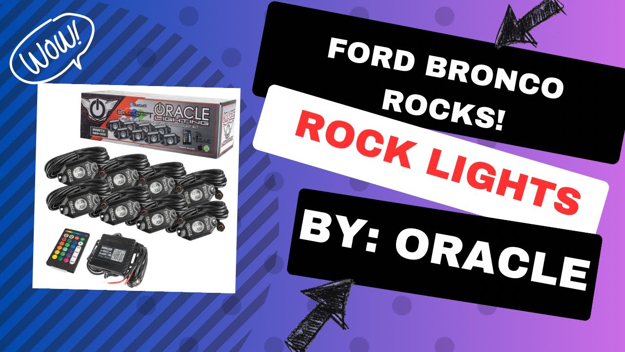 Эти фары «зажигают» ваш Ford Bronco — рок-фары Oracle Lighting Bluetooth