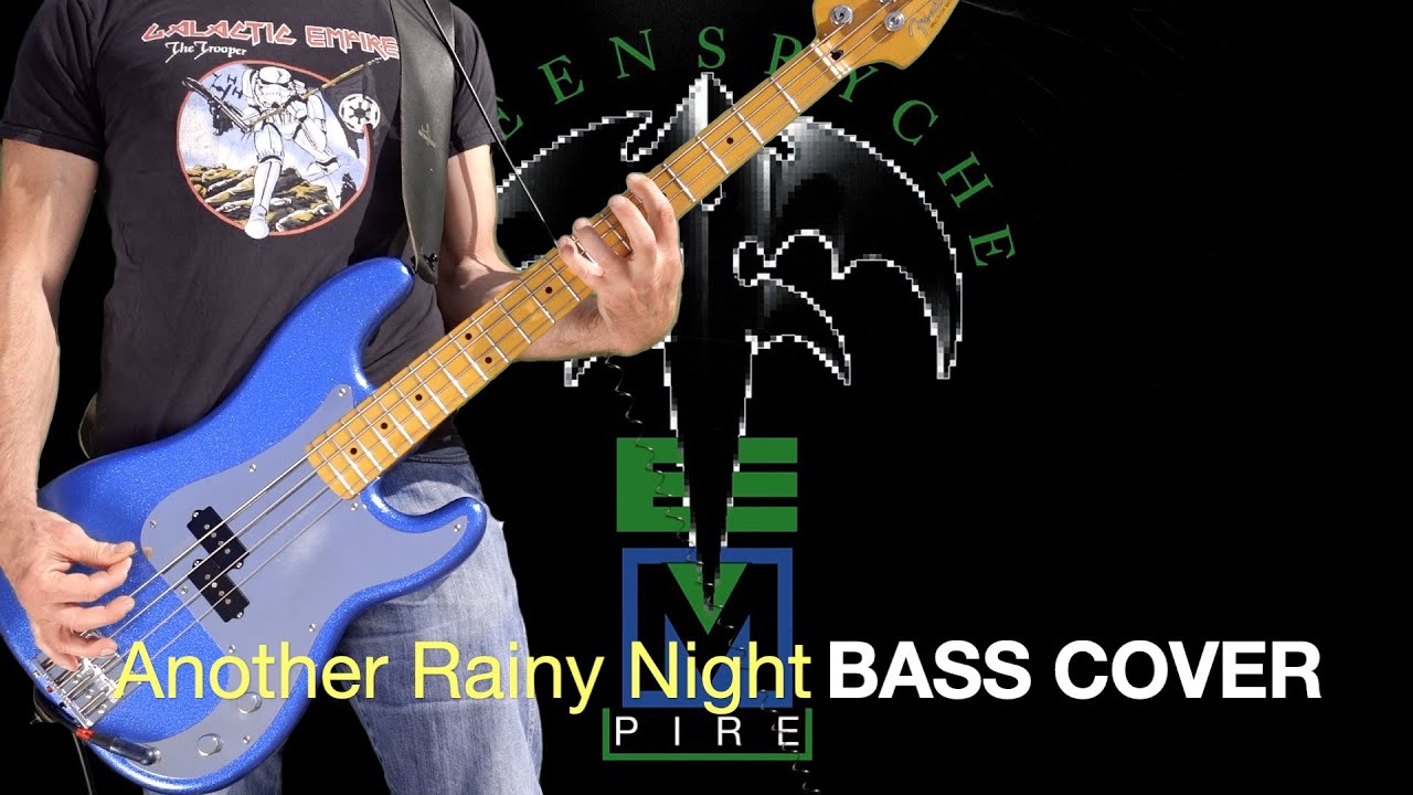QUEENSRŸCHE's Another Rainy Night without you BASS COVER   HD 1080p