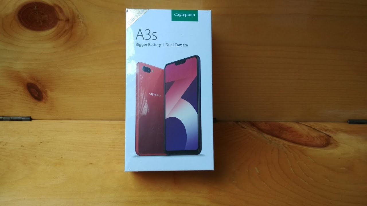 แกะกล่องโทรศัพท์ oppo A3s