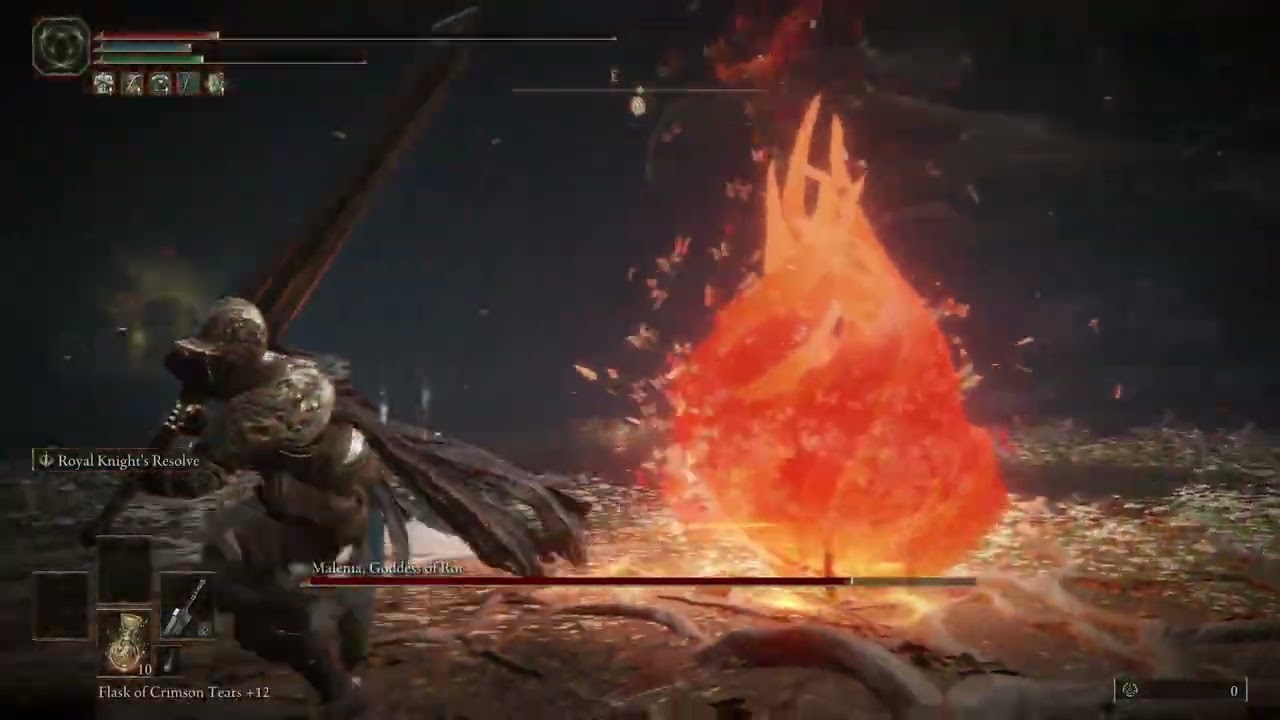 Deflecting Greatsword vs. Malenia, Blade of Miquella