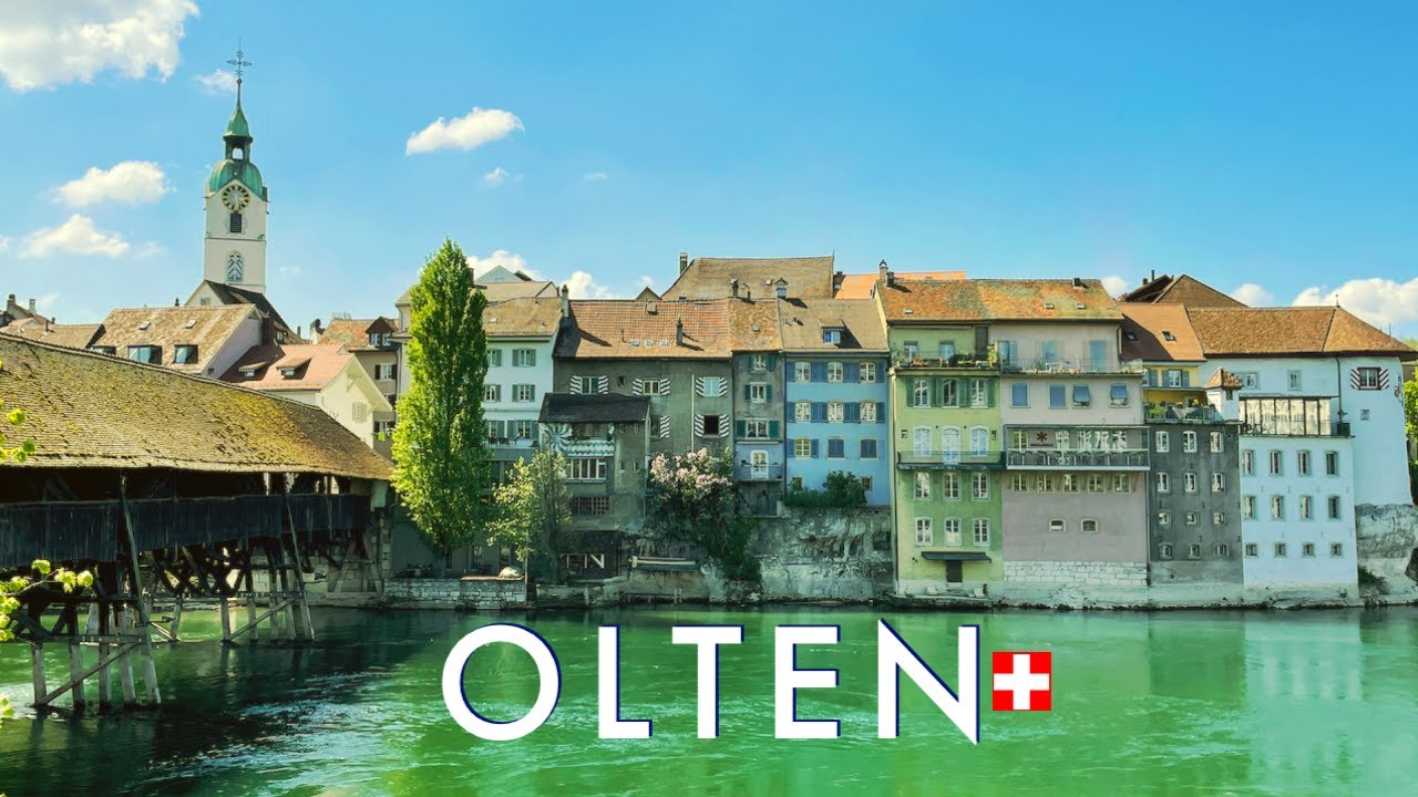 Olten, Switzerland 4K - A beautiful historic Swiss Town