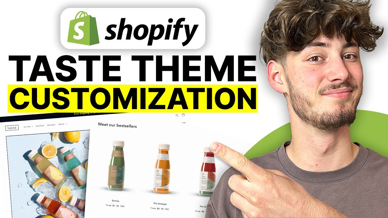 How To Customize Shopify Taste Theme (Step By Step Tutorial)