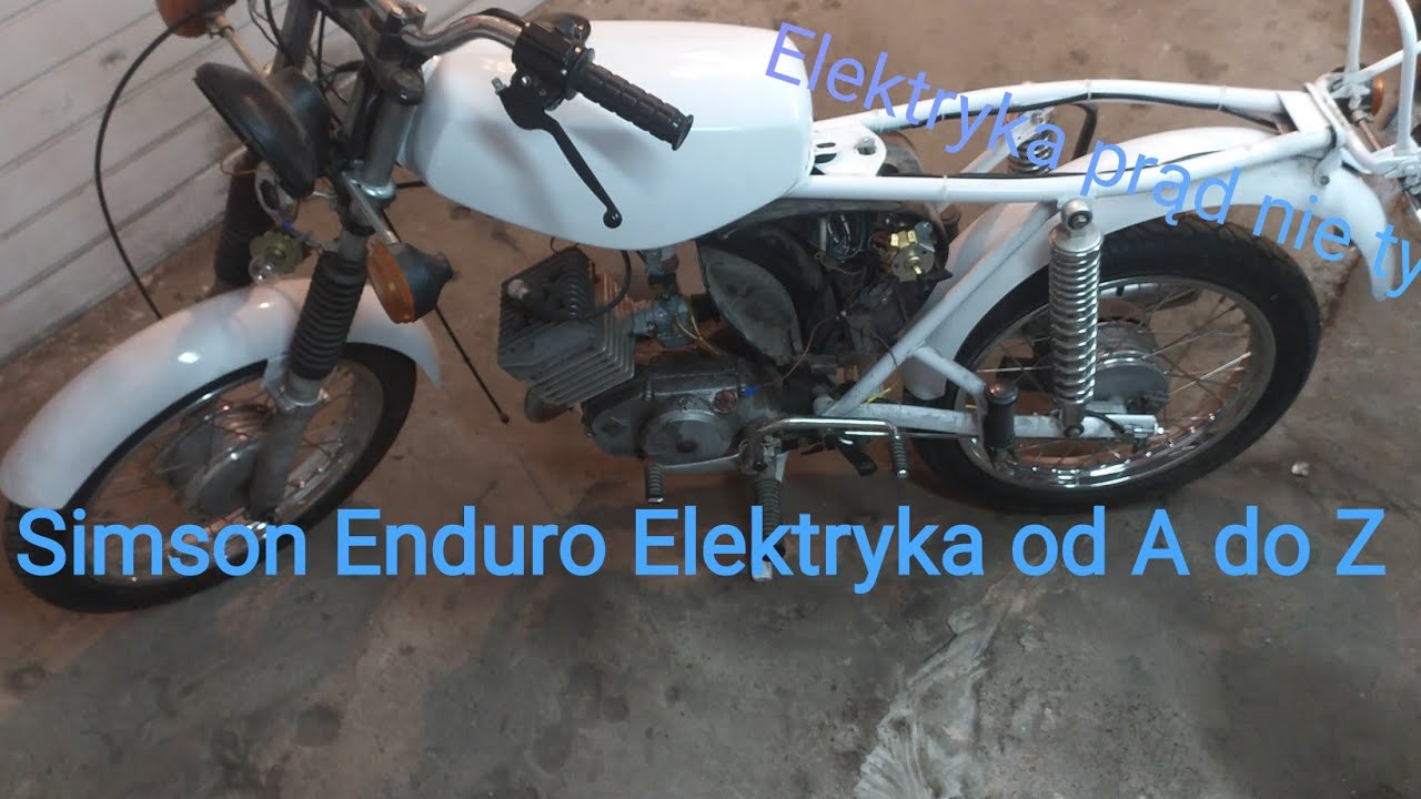 Podłączenie elektryki SImson Enduro S51 6V od podstaw