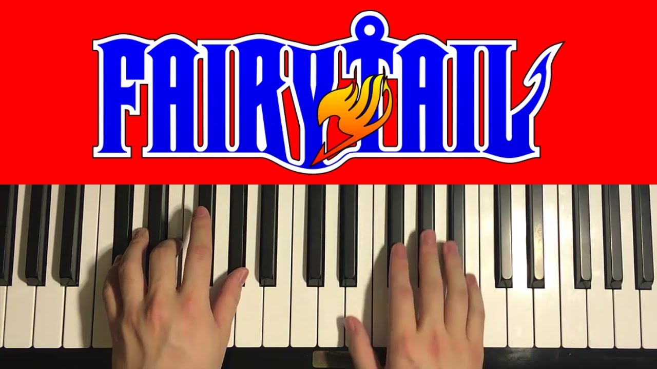 Fairy Tail - Main Theme (Piano Tutorial Lesson)