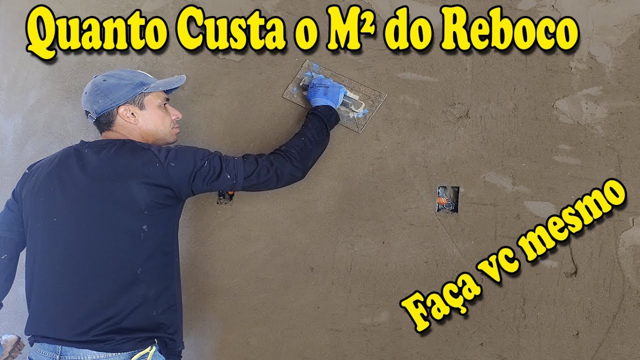 Quanto custa o metro do reboco