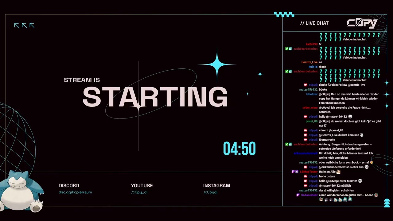 09.02.2026 - Twitch - C0py (Hardstyle) 17-20.30 Uhr