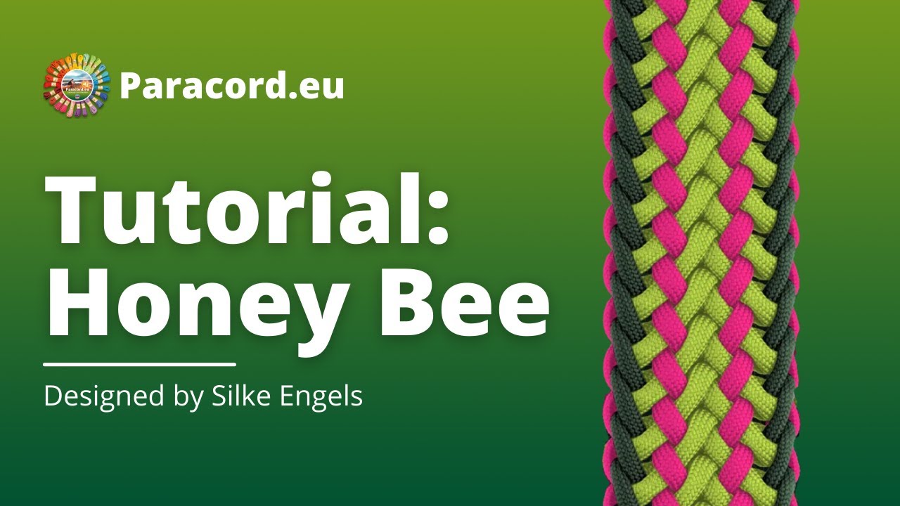 Paracord.eu | Honey Bee Knot | DIY Dog Collar | Paracord Tutorial For Beginners