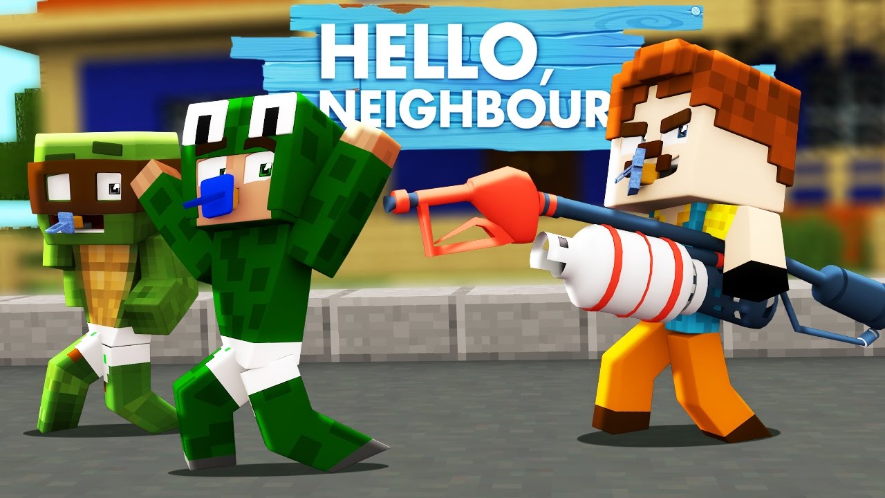 Minecraft Baby Hello Neighbour - THE NEIGHBOUR KIDNAPPED RAMONA!?