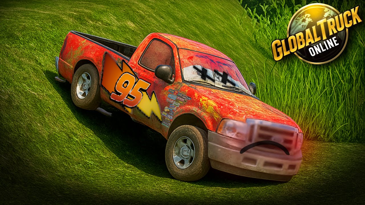 ENCONTREI O RELÂMPAGO MCQUEEN ABANDONADO NO GLOBAL TRUCK ONLINE