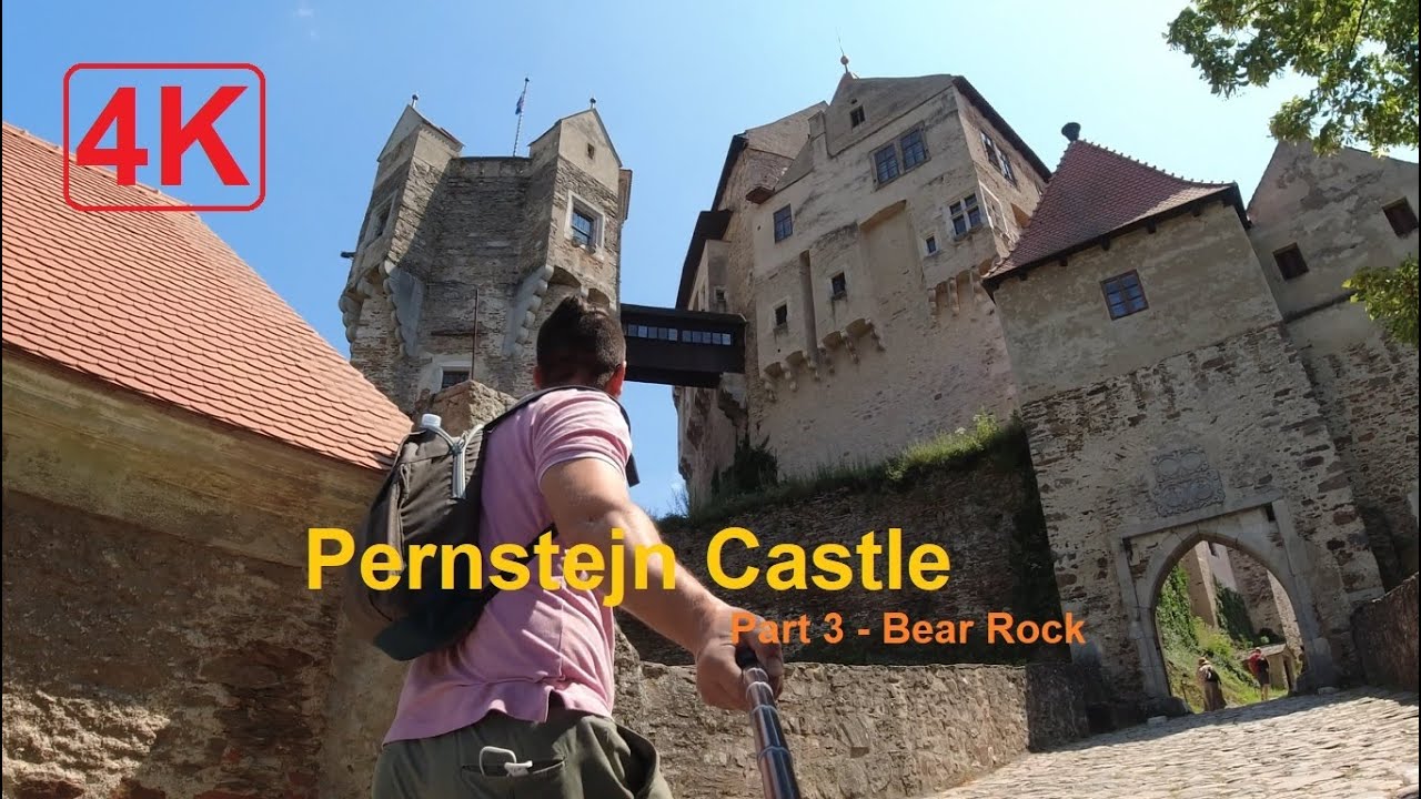 VIRTUAL TRAVEL: Pernstejn Castle - Part 3: Bear Rock #trains #czechia #moravia #travel #castle