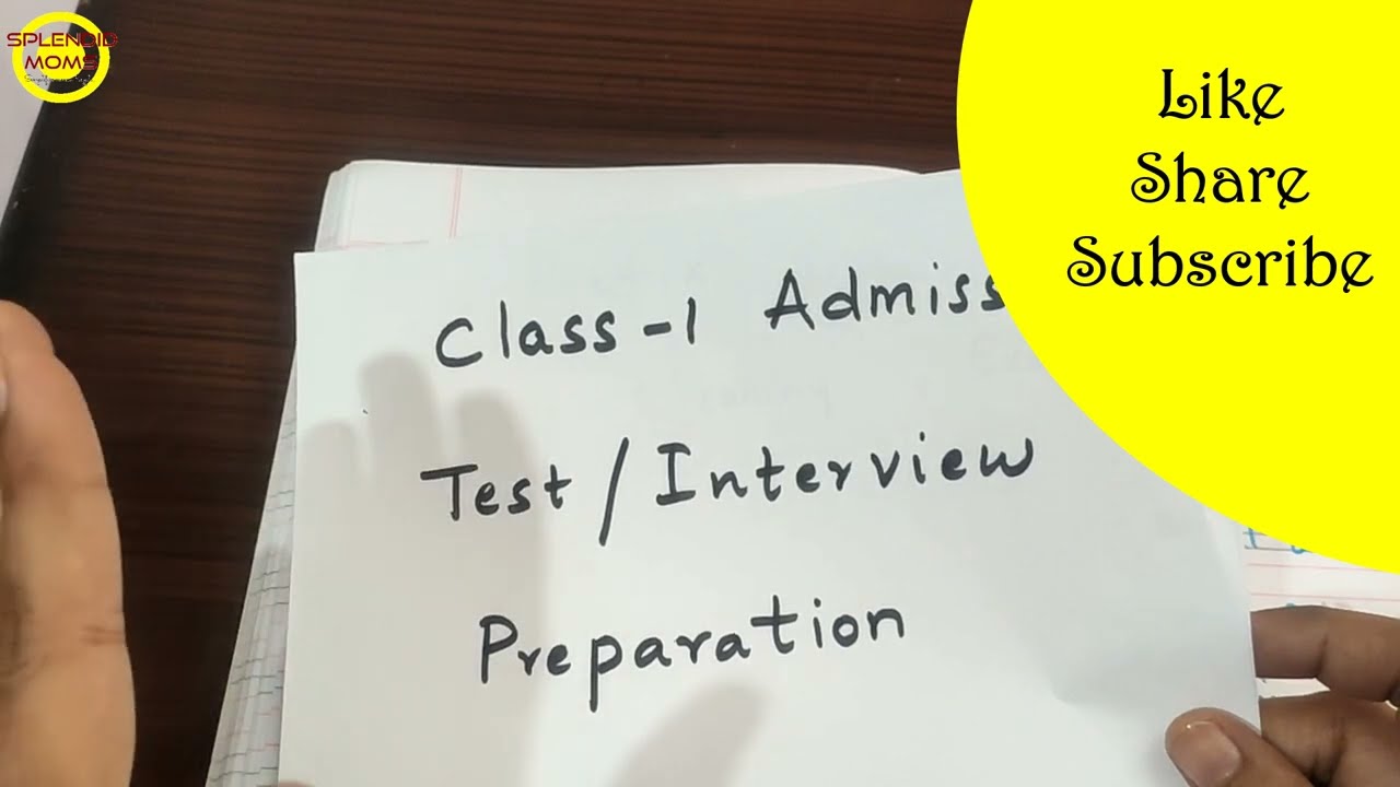 Class 1 Admission age Criteria Interview Questions || Interview preparation class 1 school Admission