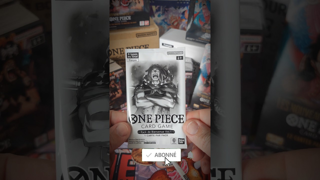 MON DERNIER PACK DE BIENVENUE VOL 1 ONE PIECE CARD GAME FR #onepiece #luffy #onepiececardgame #manga