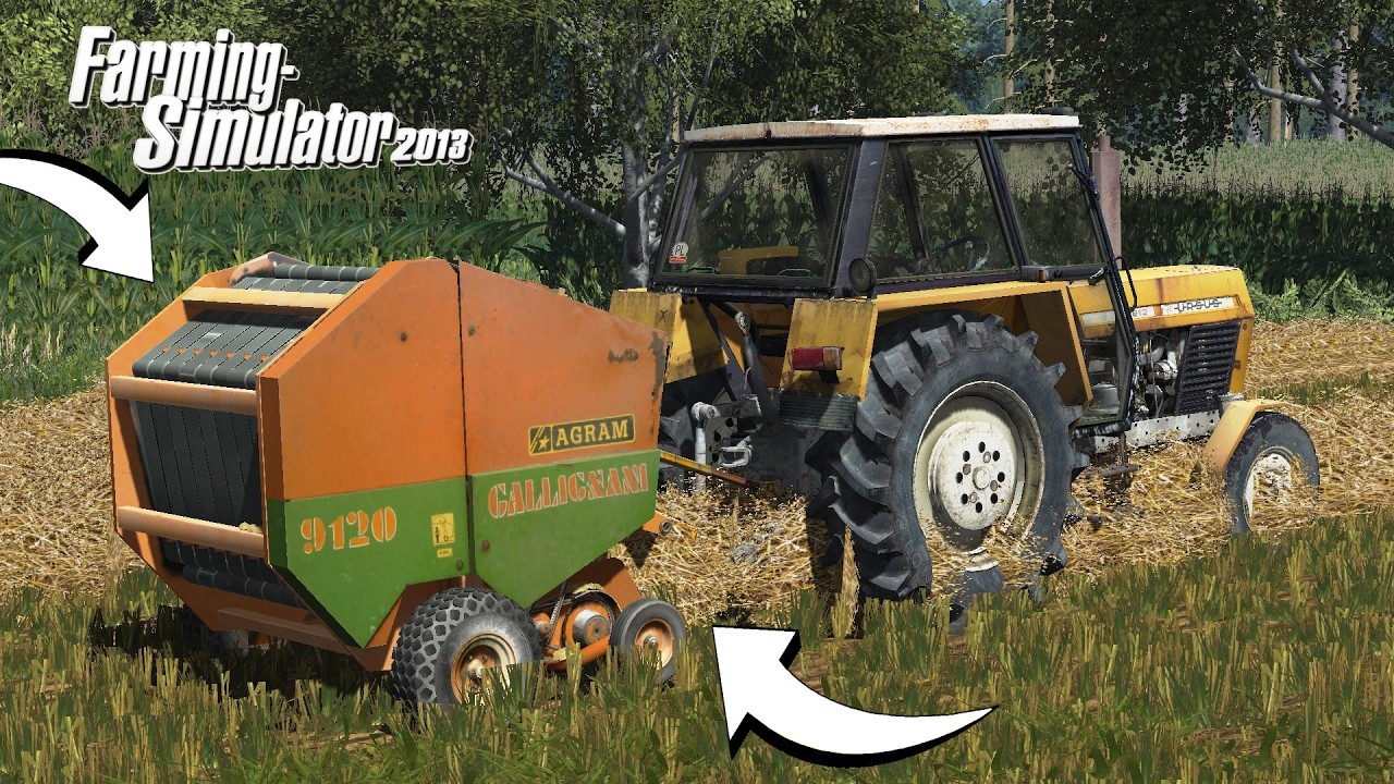Belowanie Słomy Ursus 912 🔥 Testy Nowej Prasy 🔥 Polskie Żniwa - Farming Simulator 2013 🔥 FS13