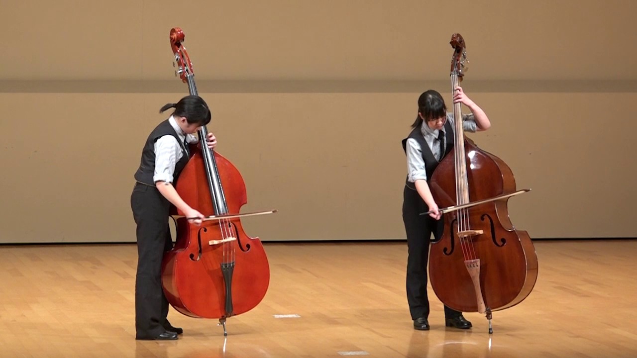 21世紀の精神異常者／武生商業高校吹奏楽部コントラバス二重奏 2017.1.14