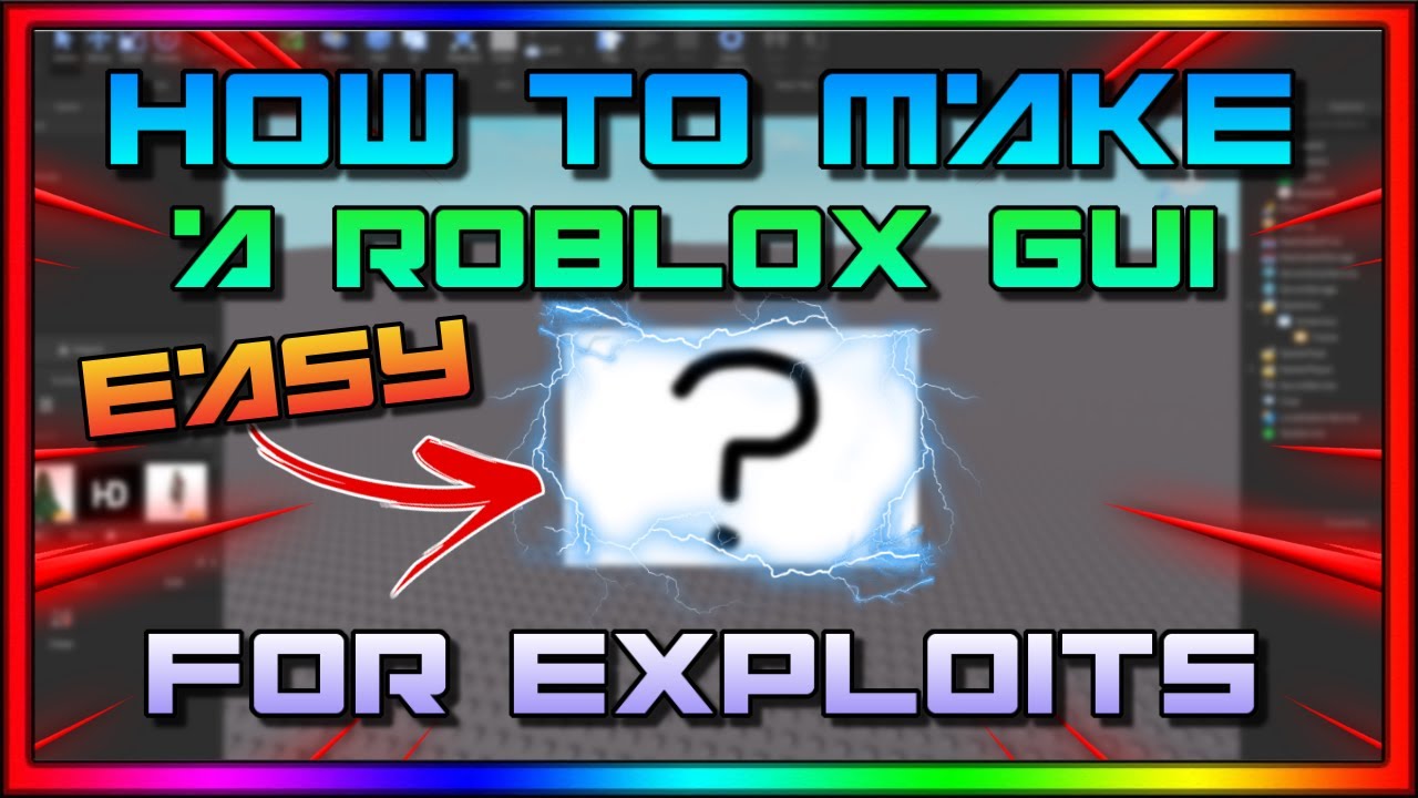 Как создать графический интерфейс для скрипта эксплойта Roblox | Простое руководство | *РАБОТАЕТ ...