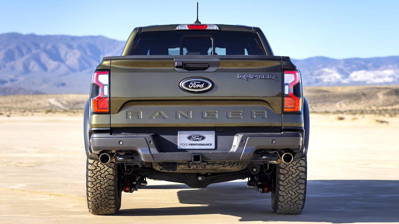 Новый среднеразмерный пикап Ford Ranger Raptor Extreme Off-Road Drive 2024 года выпуска