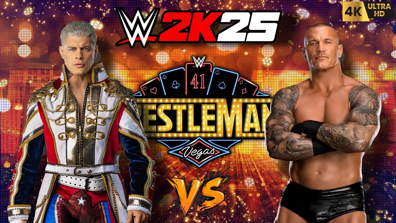 WWE 2K25 - Cody Rhodes vs. Randy Orton | Undisputed WWE Championship Title Match | PC™Gameplay[4K60]