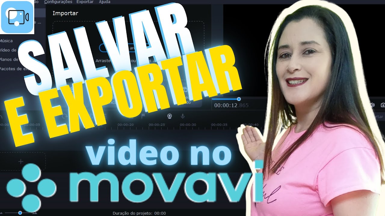Como salvar e Exportar v&iacute;deo ou arquivo no Movavi Editor 2022