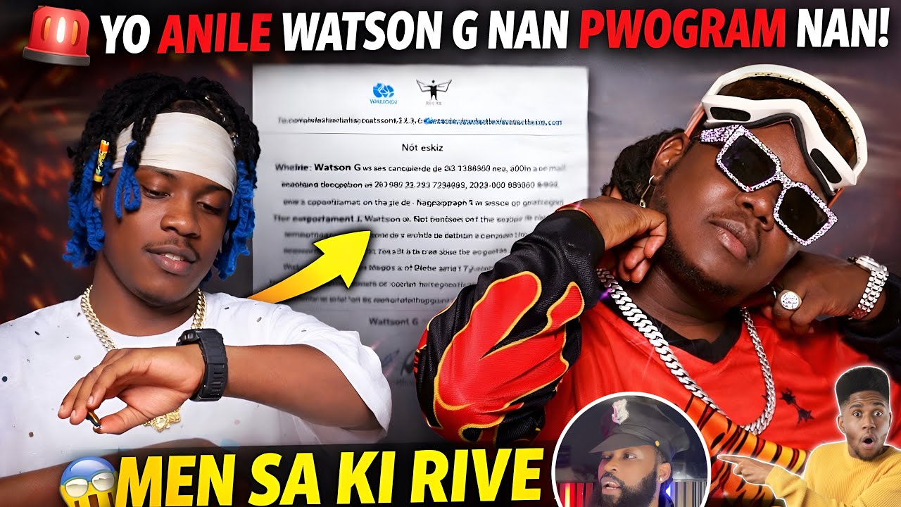 TONYMIX NAN KONPLO A? MEN REZON KI FÈ YO ANILE WATSON-G NAN PWOGRAM NAN/ PAPABONM METE VERITE A DEYO