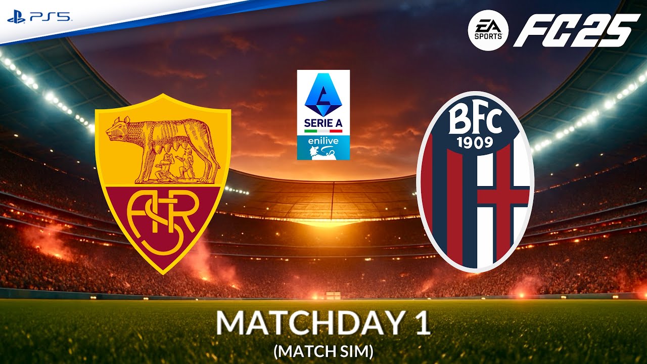 Roma - Bologna | Serie A 2025/26 (Match Sim) | FC 25