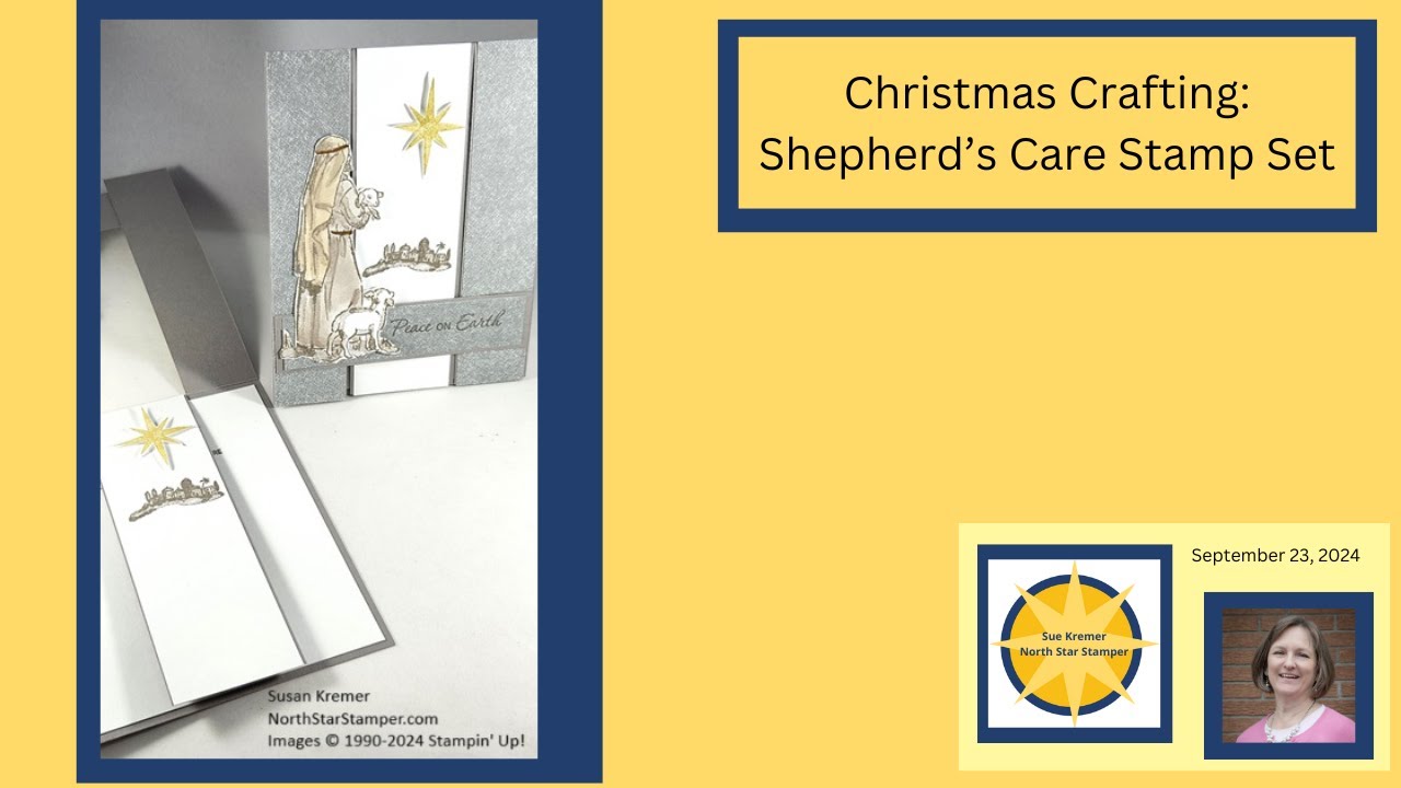 Sheperd's Care Stamp Set on a Spanner Card