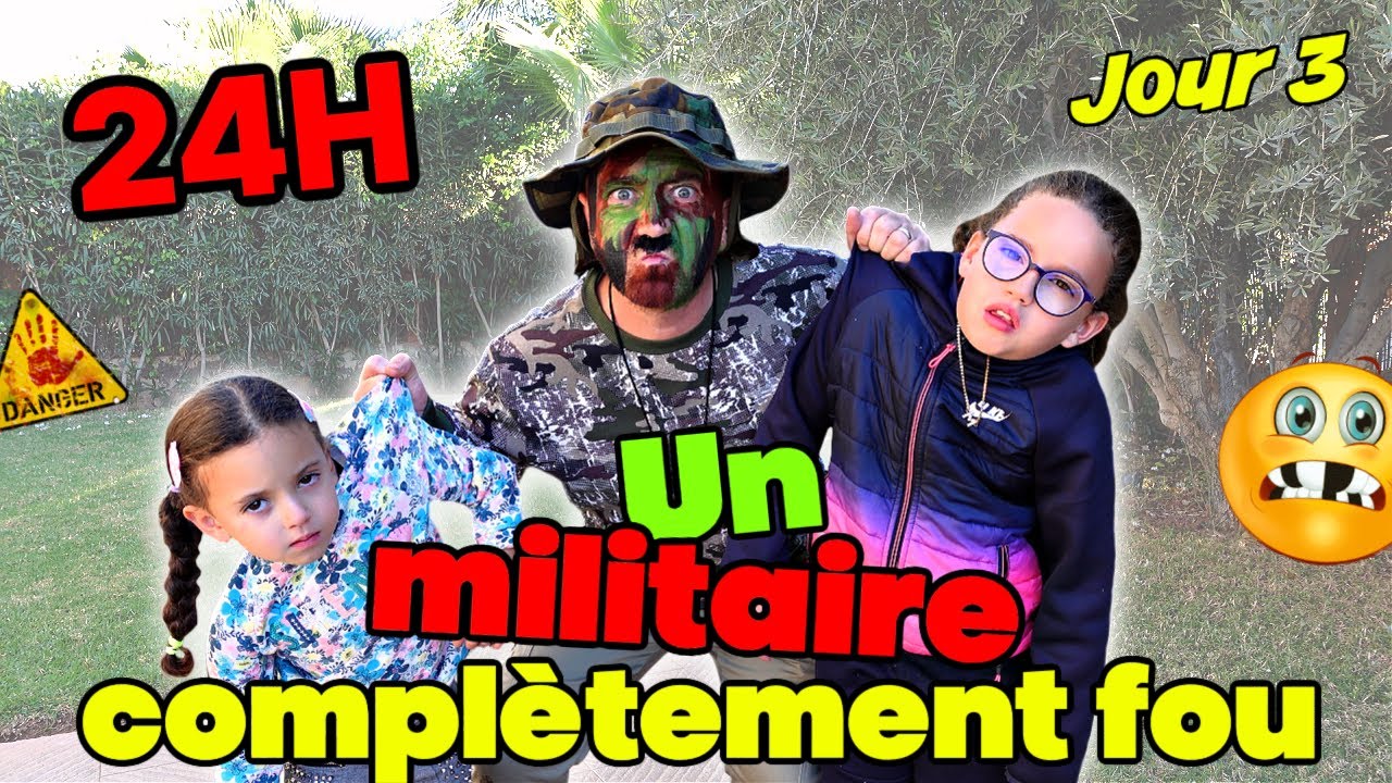 24H avec un MILITAIRE complètement FOU - Une SEMAINE PUNI - ( JOUR 3)