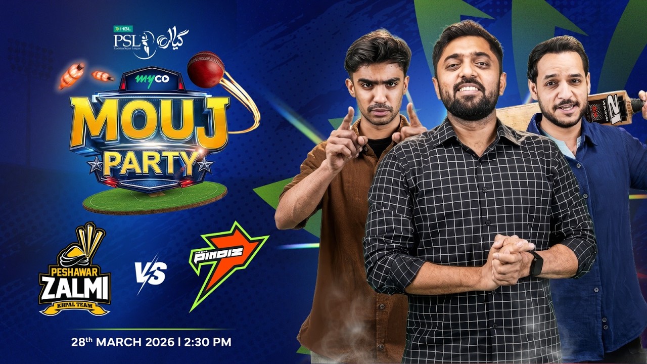 Peshawar Zalmi vs Rawalpindi | Watch Party | Pakistan Super League 11 | Match 3