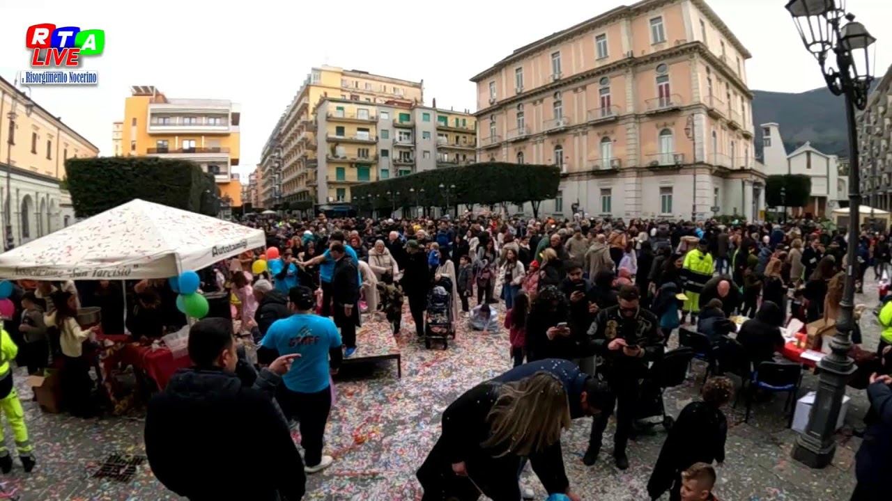 Nuceria Carneval: la diretta da Piazza Diaz