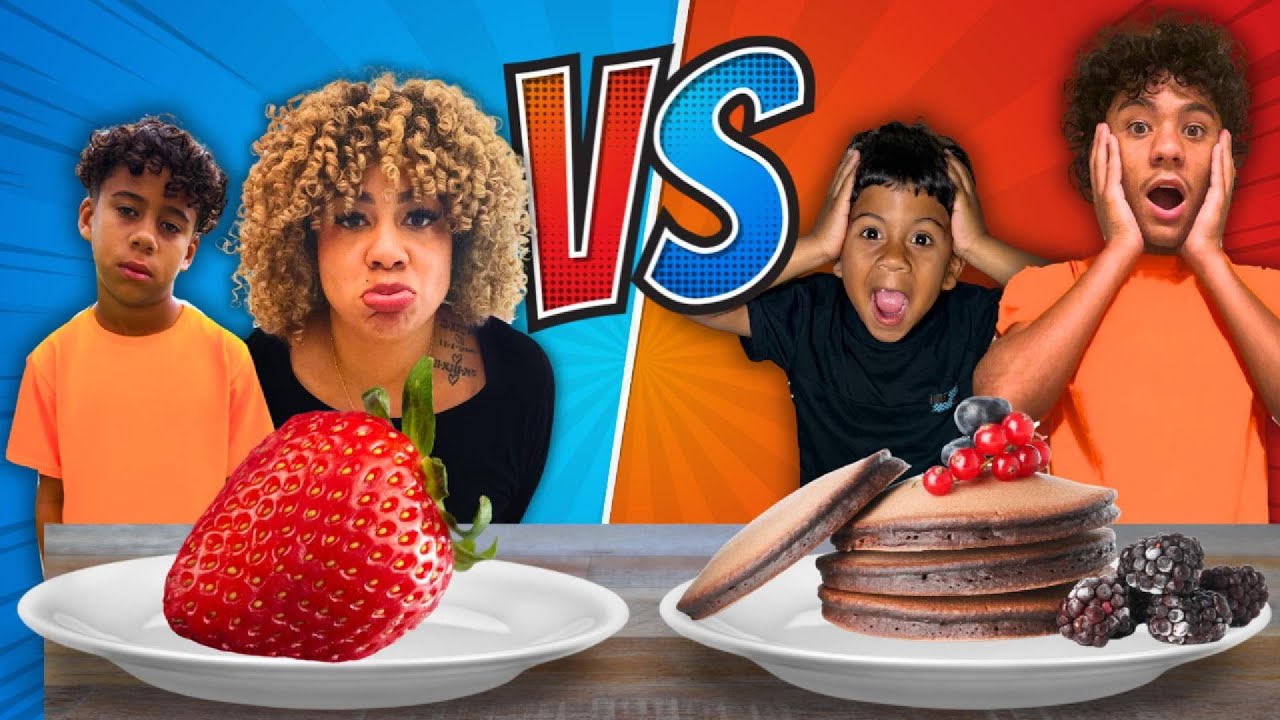 HEALTHY VS JUNK FOOD CHALLENGE