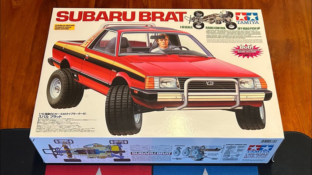 Tamiya Subaru Brat unboxing & build