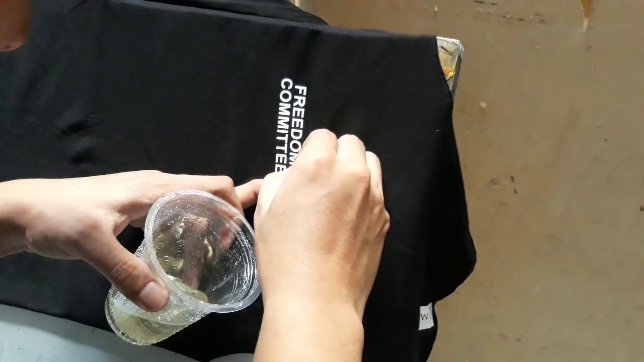 Cara mudah hapus sablon (plastisol) yang salah cetak