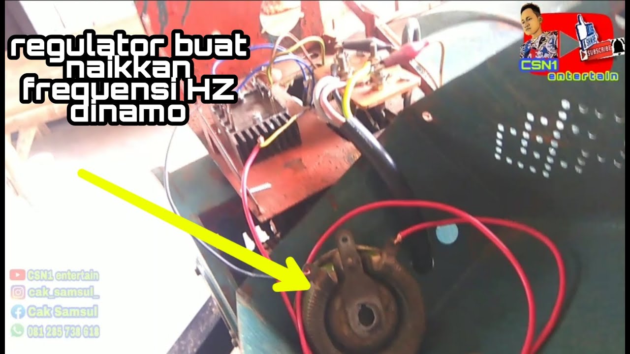 alat untuk naikkan frequensi  HZ dinamo